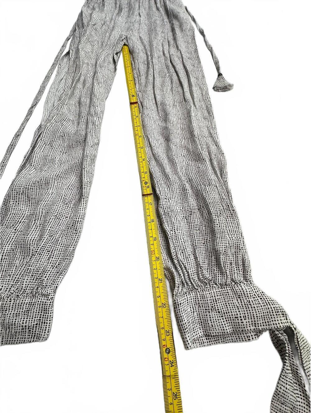 Dress Forum Womens S Boho Printed Tie Strap Jumpsuit - Picture 5 of 7